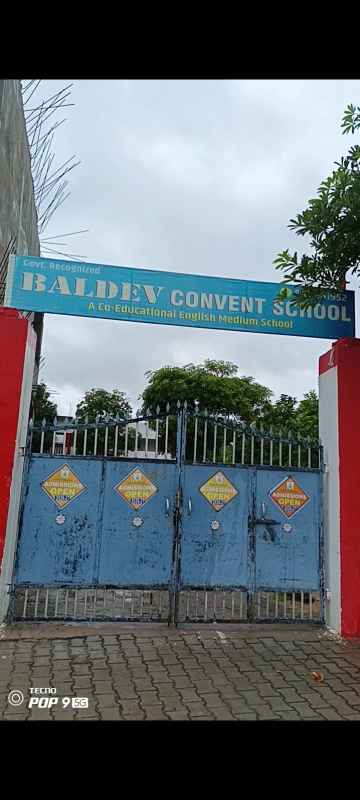 School entrance at Baldev Convent School