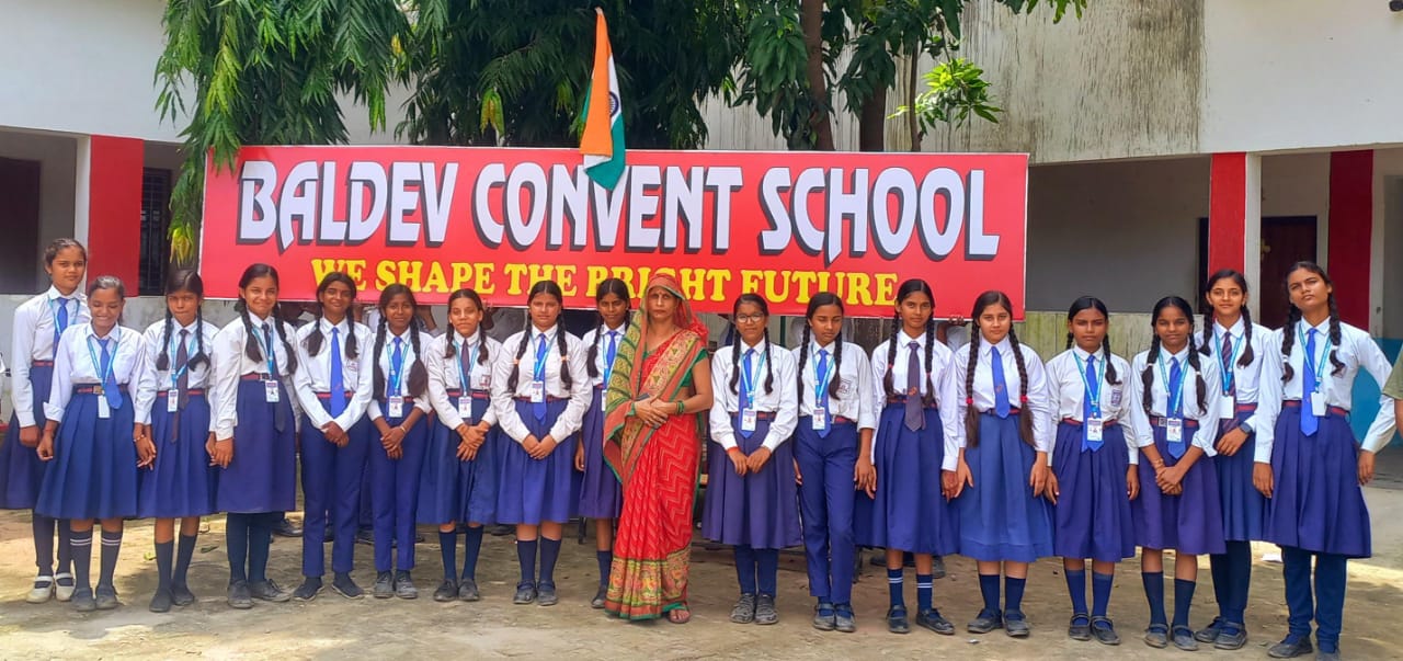 School community gathered at Baldev Convent School